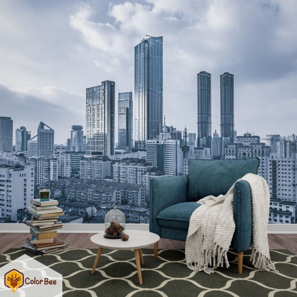 Fototapetai "Urban buildings view" Fototapetai | Colorbee.lt